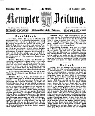 Kemptner Zeitung Samstag 13. Oktober 1860