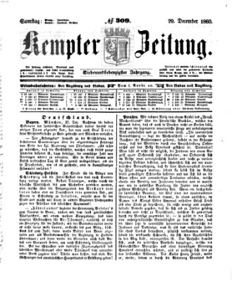 Kemptner Zeitung Samstag 29. Dezember 1860