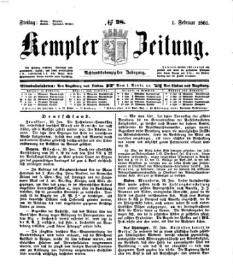 Kemptner Zeitung Freitag 1. Februar 1861