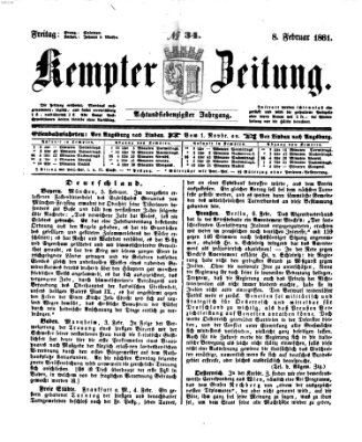 Kemptner Zeitung Freitag 8. Februar 1861