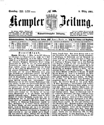 Kemptner Zeitung Samstag 9. März 1861