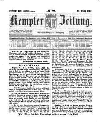 Kemptner Zeitung Freitag 29. März 1861