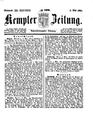 Kemptner Zeitung Mittwoch 8. Mai 1861