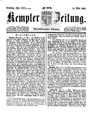 Kemptner Zeitung Dienstag 14. Mai 1861