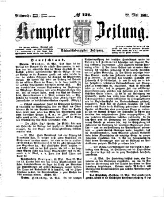 Kemptner Zeitung Mittwoch 22. Mai 1861