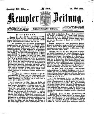 Kemptner Zeitung Sonntag 26. Mai 1861