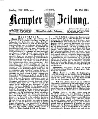 Kemptner Zeitung Dienstag 28. Mai 1861