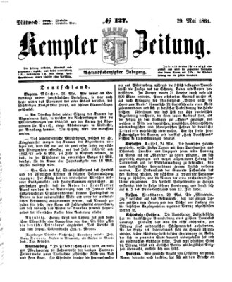 Kemptner Zeitung Mittwoch 29. Mai 1861