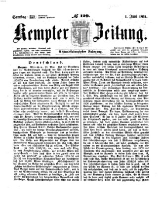 Kemptner Zeitung Samstag 1. Juni 1861