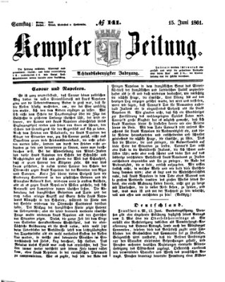 Kemptner Zeitung Samstag 15. Juni 1861