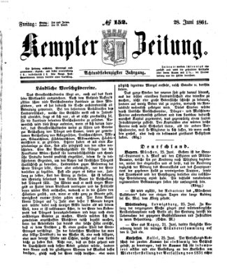 Kemptner Zeitung Freitag 28. Juni 1861