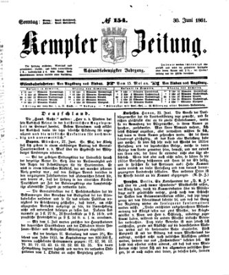 Kemptner Zeitung Sonntag 30. Juni 1861