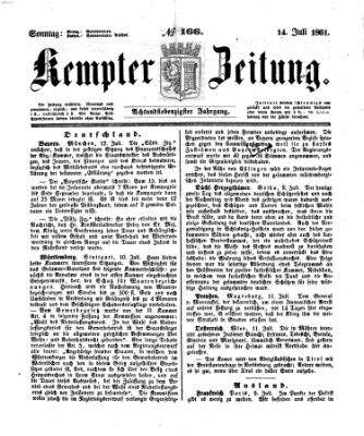 Kemptner Zeitung Sonntag 14. Juli 1861