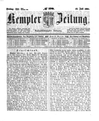 Kemptner Zeitung Freitag 19. Juli 1861