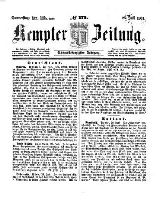 Kemptner Zeitung Donnerstag 25. Juli 1861