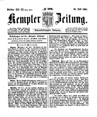 Kemptner Zeitung Freitag 26. Juli 1861