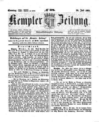 Kemptner Zeitung Sonntag 28. Juli 1861