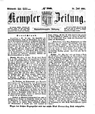 Kemptner Zeitung Mittwoch 31. Juli 1861