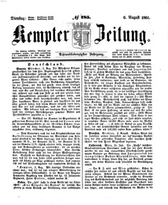 Kemptner Zeitung Dienstag 6. August 1861