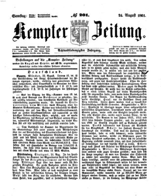 Kemptner Zeitung Samstag 24. August 1861