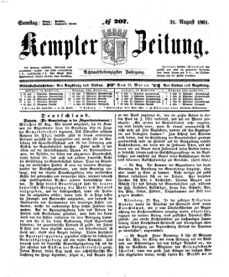 Kemptner Zeitung Samstag 31. August 1861