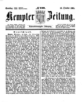 Kemptner Zeitung Samstag 19. Oktober 1861