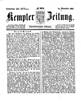 Kemptner Zeitung Donnerstag 14. November 1861