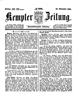 Kemptner Zeitung Freitag 22. November 1861