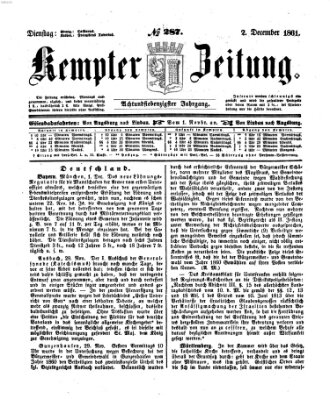 Kemptner Zeitung Montag 2. Dezember 1861