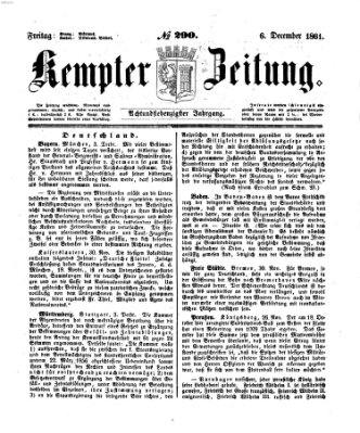 Kemptner Zeitung Freitag 6. Dezember 1861