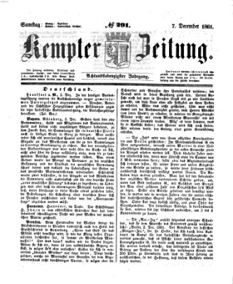 Kemptner Zeitung Samstag 7. Dezember 1861