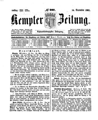 Kemptner Zeitung Samstag 14. Dezember 1861