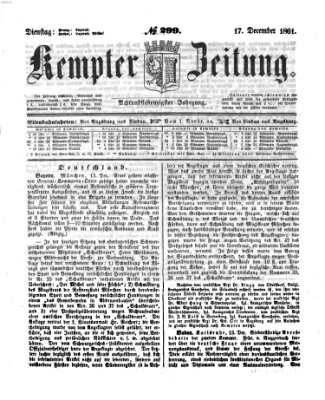 Kemptner Zeitung Dienstag 17. Dezember 1861