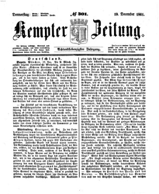 Kemptner Zeitung Donnerstag 19. Dezember 1861