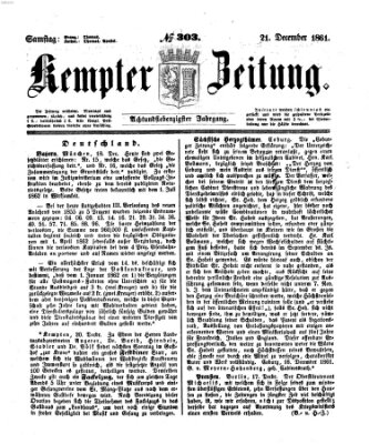 Kemptner Zeitung Samstag 21. Dezember 1861