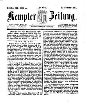 Kemptner Zeitung Dienstag 31. Dezember 1861