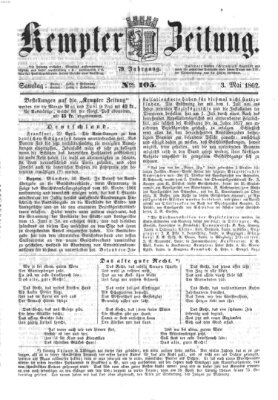 Kemptner Zeitung Samstag 3. Mai 1862