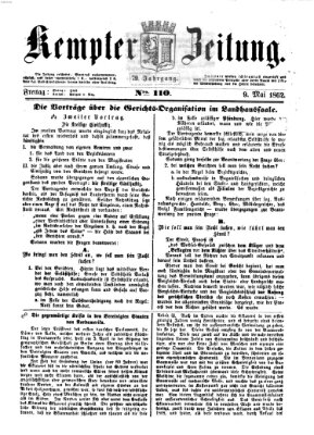 Kemptner Zeitung Freitag 9. Mai 1862