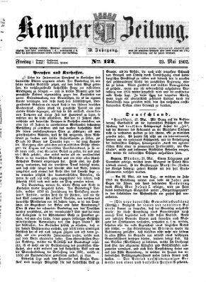 Kemptner Zeitung Freitag 23. Mai 1862