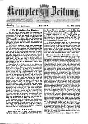 Kemptner Zeitung Samstag 24. Mai 1862