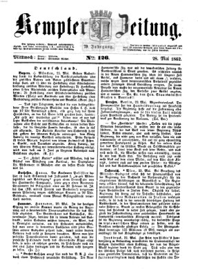 Kemptner Zeitung Mittwoch 28. Mai 1862