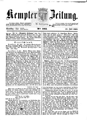 Kemptner Zeitung Samstag 12. Juli 1862