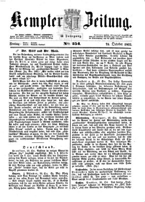 Kemptner Zeitung Freitag 24. Oktober 1862