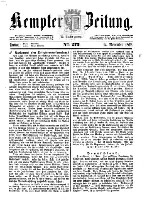 Kemptner Zeitung Freitag 14. November 1862