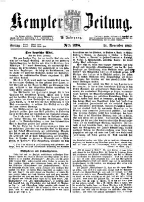 Kemptner Zeitung Freitag 21. November 1862