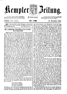 Kemptner Zeitung Freitag 12. Dezember 1862