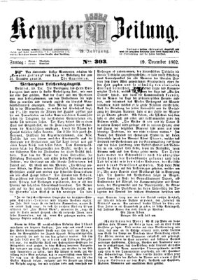 Kemptner Zeitung Freitag 19. Dezember 1862