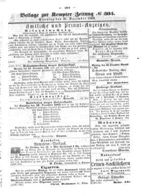 Kemptner Zeitung Sonntag 21. Dezember 1862