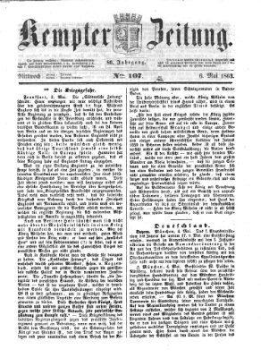 Kemptner Zeitung Mittwoch 6. Mai 1863