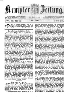 Kemptner Zeitung Freitag 8. Mai 1863